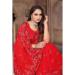 Picture of Comely Georgette Crimson Saree