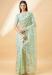 Picture of Gorgeous Georgette Dark Sea Green Saree