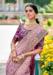 Picture of Grand Silk Plum Saree