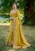 Picture of Well Formed Silk Golden Rod Saree