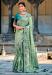 Picture of Ravishing Silk Dark Sea Green Saree