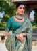 Picture of Ravishing Silk Dark Sea Green Saree