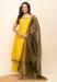 Picture of Comely Crepe Orange Readymade Salwar Kameez