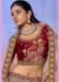 Picture of Resplendent Georgette & Net Fire Brick Lehenga Choli