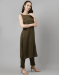 Picture of Magnificent Cotton Dark Olive Green Kurtis & Tunic