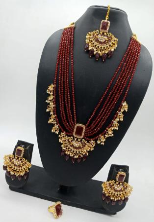 Picture of Grand Maroon Necklace Set