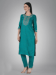 Picture of Excellent Cotton Dark Cyan Readymade Salwar Kameez