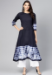 Picture of Pleasing Rayon Black Kurtis & Tunic