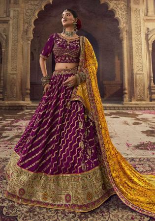 Picture of Marvelous Georgette Purple Lehenga Choli