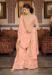 Picture of Georgette Light Coral Straight Cut Salwar Kameez