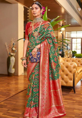 Picture of Classy Silk Sea Green Saree