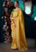 Picture of Ravishing Silk Golden Rod Saree