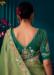 Picture of Excellent Silk Dark Olive Green Saree