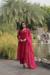 Picture of Shapely Georgette Fire Brick Readymade Salwar Kameez