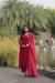 Picture of Shapely Georgette Fire Brick Readymade Salwar Kameez