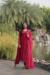 Picture of Shapely Georgette Fire Brick Readymade Salwar Kameez