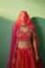 Picture of Good Looking Georgette & Silk Fire Brick Lehenga Choli