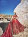 Picture of Shapely Silk Crimson Lehenga Choli