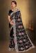 Picture of Delightful Georgette Black Saree