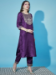 Picture of Beauteous Silk Purple Readymade Salwar Kameez