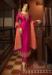 Picture of Georgette Medium Violet Red Straight Cut Salwar Kameez