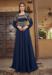 Picture of Statuesque Chiffon Navy Blue Kurtis & Tunic