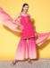 Picture of Chiffon & Crepe Deep Pink Readymade Salwar Kameez