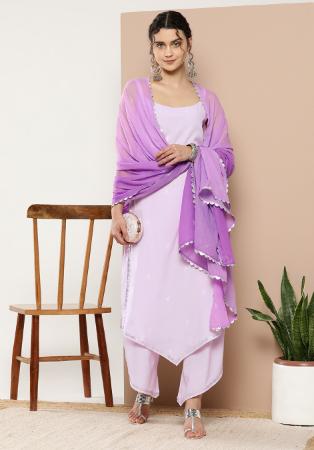 Picture of Chiffon & Crepe Thistle Readymade Salwar Kameez