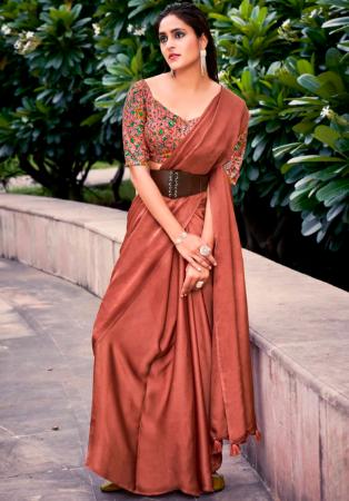 Picture of Nice Satin & Silk Sienna Saree