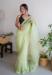 Picture of Nice Organza Off White Saree