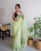 Picture of Nice Organza Off White Saree