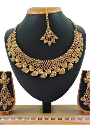 Picture of Marvelous Dark Khaki Necklace Set