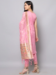 Picture of Cotton & Silk Light Pink Readymade Salwar Kameez