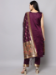 Picture of Cotton & Silk Purple Readymade Salwar Kameez