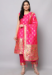 Picture of Cotton & Silk Hot Pink Readymade Salwar Kameez