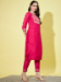 Picture of Shapely Silk Deep Pink Readymade Salwar Kameez