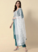 Picture of Ideal Silk Sea Green Readymade Salwar Kameez