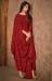 Picture of Georgette & Silk Fire Brick Straight Cut Salwar Kameez