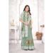 Picture of Pretty Organza Dark Sea Green Saree