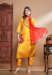 Picture of Cotton & Silk Sandy Brown Readymade Salwar Kameez