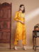 Picture of Cotton & Silk Sandy Brown Readymade Salwar Kameez