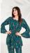 Picture of Bewitching Rayon Teal Kurtis & Tunic