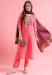 Picture of Cotton & Silk Light Pink Readymade Salwar Kameez