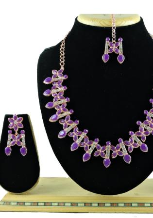 Picture of Resplendent Purple Necklace Set