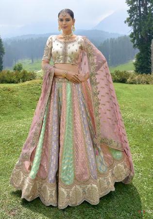 Picture of Comely Silk Tan Lehenga Choli