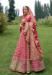 Picture of Elegant Silk Indian Red Lehenga Choli