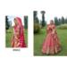 Picture of Elegant Silk Indian Red Lehenga Choli