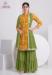 Picture of Georgette Golden Rod Straight Cut Salwar Kameez