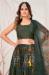 Picture of Organza Dark Slate Grey Readymade Lehenga Choli