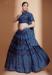 Picture of Graceful Chiffon Midnight Blue Lehenga Choli